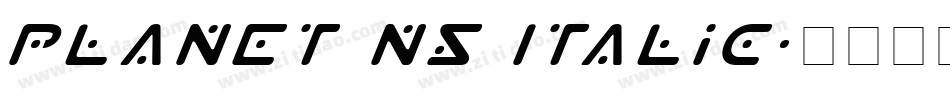 Planet NS Italic字体转换